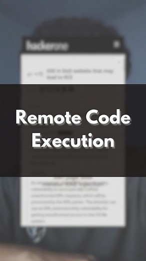 Malvin Valerian Gultom on Instagram: "RCE-leading bugs masuk dalam kategori critical, dan biasanya perusahaan yang open program bug bounty akan bayar mahal untuk siapapun yang bisa nemuin bug itu di sistem mereka. thanks to @rafli.pasya_ yang pernah ngajarin gue praktek bug ini🙌 #cybersecurity #pentesting"