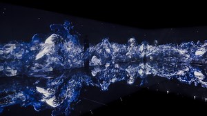 Black Waves: Frozen Transparency | teamLab