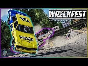 REDWOOD RING RIDICULOUSNESS! [No Reset Challenge] | Wreckfest | NASCAR Legends Mod