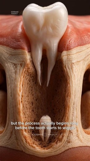 How baby teeth naturally fall out?