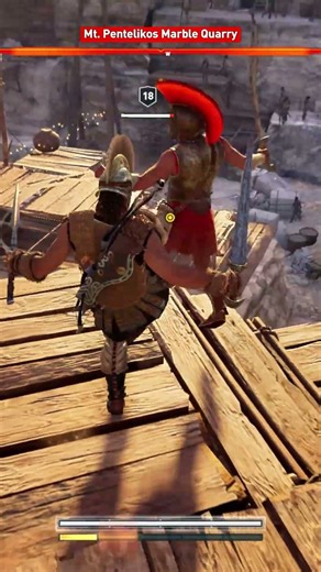 Kicking Enemies Off the Quarry Cliffs