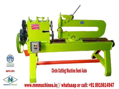 Circle Cutting Machine Semi Auto