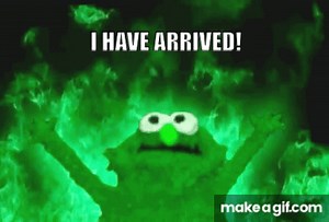 Elmo Fire Elmo GIF - Elmo Fire Elmo Green Elmo - Discover & Share GIFs on Make a GIF