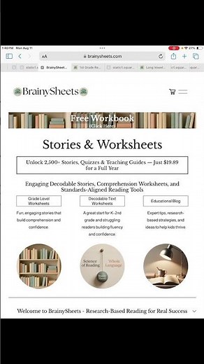 First Grade Is The Reading Year