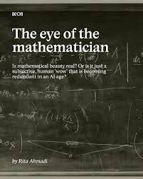 How should we define mathematical beauty in the AI age? - 3 Quarks Daily