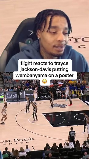 Flight Reacts to Trayce Jackson-Davis Dunk Reaction