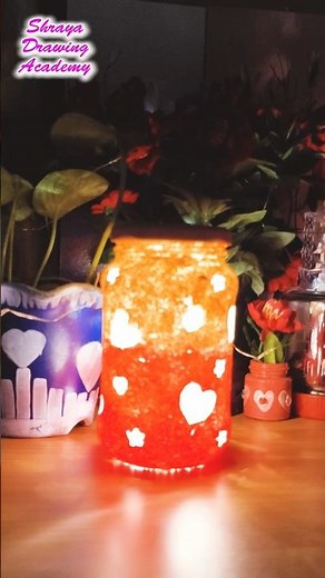 How to Create Beautiful Night Light | DIY Love Night Lamp Making