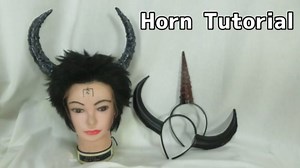 Horn headband tutorial - [How to make cosplay accessory]