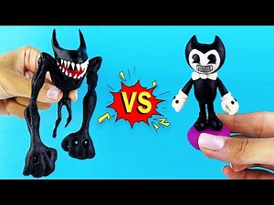 How To Make a Beast Bendy with Clay. Final Boss from Bendy and the Ink Machine. Sculpture timelaps