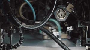 Products and corrugated cardboard. Factory for the manufacture and processing of paper. mechanism parts, wheels, servos, loops, suction cups, automatic line. Large format printing. Industrial Printer