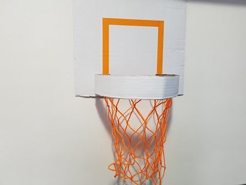 How To Make A Basketball Net At Home !