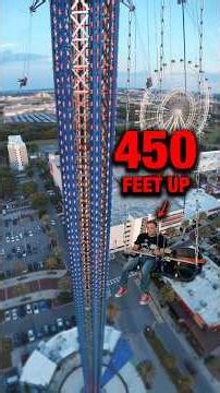 she’s scared of the TALLEST tower ride!