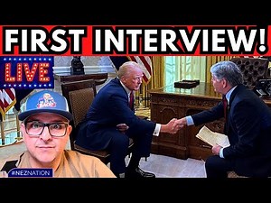 🚨LIVE! Trump's First White House Interview as President with Sean Hannity (WATCH PARTY)