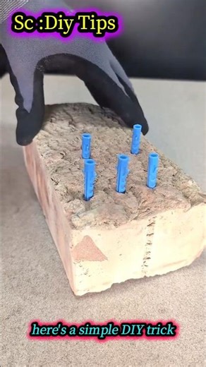 Turning a Brick Into a Mini Cutting Tool Station#shorts