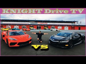 C8 Z51 Corvette vs NSX vs Supra | Track Comparison | Dream Racing