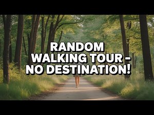 Random Walking Tour in the Forest | Relaxing Nature Walk with No Destination