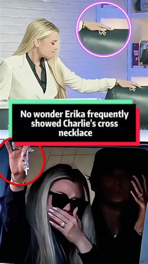 13K views · 242 reactions | Why Erika’s Constantly Wearing #CharlieKirk Cross Necklace – The Meaning Behind It #CelebSpectacle #celebritynews #shorts #celebrity #celebrities | Celeb Spectacle | Facebook