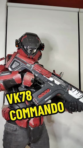 Halo Infinite VK78 Commando 3D Printed Prop Showcase