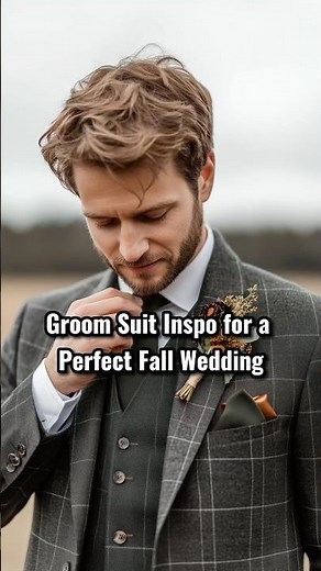 Fall Wedding Suits for Men 2025 🍂 Stylish Groom & Groomsmen Looks