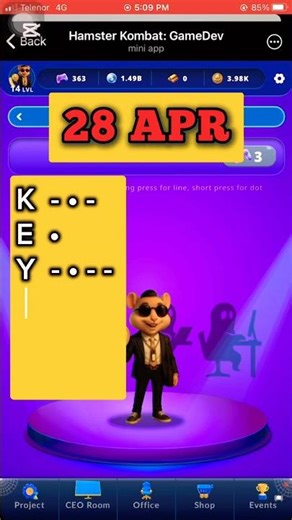 Hamster kombat daily cipher code today 28 Mar I hamster kombat Mar 28 #hamstercipher