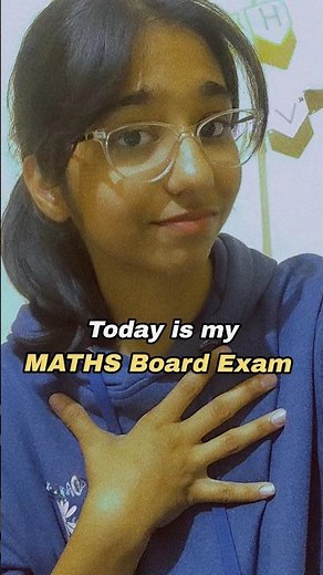 Reacting to My MATHS BOARD EXAM 🌛 | As a CBSE 10th Grader 🩵 #cbse #studyvlog #motivation #fyp