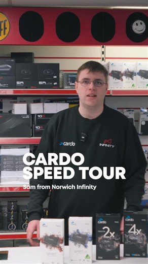 Infinity Motorcycles on Instagram: "Sam from Norwich does a Cardo Speed Tour! #cardospeedtour #infinitymotorcycles #cardosystems #cardouk"