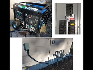 Using a DuroMax XP13000EH generator to power my house