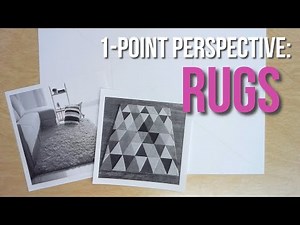 How to draw rugs in 1-Point Perspective