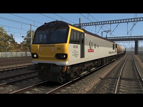 Train Simulator Classic | Class 92 BR Railfreight 92022 | WCML South 2000 | Let's Play | Gaming | HD