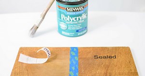 Trick for Getting Vinyl to Stick to Wood