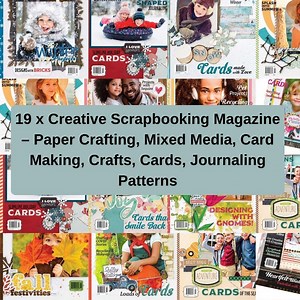 Creative Scrapbooking Magazine Collection: Paper Crafts, Card Making (PDF Download) - Etsy