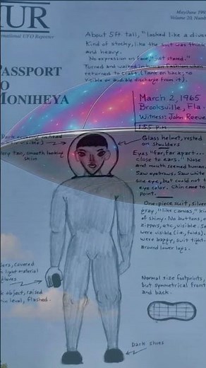 👽He saw a UFO in Florida... and the alien gave him back his glasses! #ufo #shorts #alien