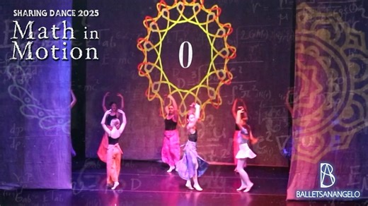 FOR ONE NIGHT ONLY Sharing Dance 2025: Math in Motion October 15th - 7pm The Brooks & Bates Theatre THIS IS A FREE EVENT* Experience math like never before with this original production! Math in Motion takes audiences on a journey through the cultural history of mathematics. From the basics of addition and division all the way to calculus, this show materializes these concepts into movement. The central purpose of math is to search for patterns in the chaos of our world. This production finds pa