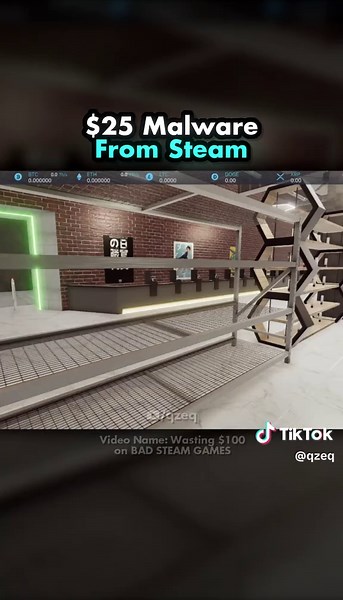 Malware from Steam 🤑 #qzeq #steam #gaming #funny