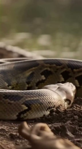 Python vs Monkey: When Calm Water Turns Into a Silent Hunt#PythonVsMonkey #RiversideAmbush