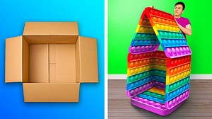 Cute cardboard crafts and DIY playhouse ideas you'll want to try: | 5-Minute Crafts Family