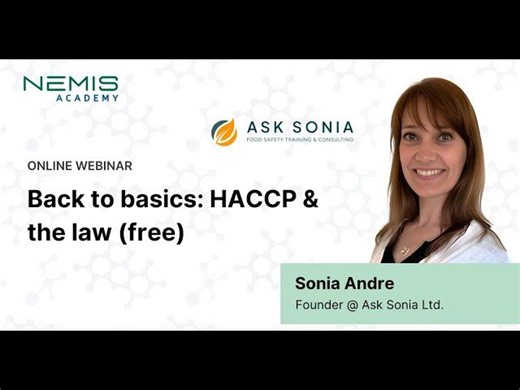Back to basics: HACCP the law | SPD Scientific