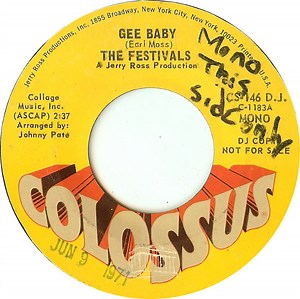 The Festivals - Gee Baby