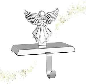 Christmas Stocking Holders for Mantle - Angel Christmas Stocking Hanger as The Essential Xmas Decor for Holiday