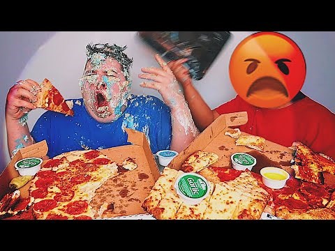 Nikocado Avocado and Orlin fighting and throwing food for 11 minutes straight: PART TWO.
