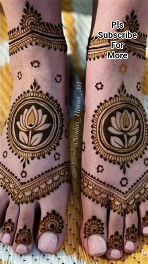 Minimal mehndi degsin for feet #trending #viral#shorts