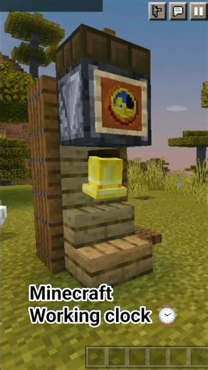 Minecraft working clock