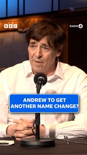 Mark Steel think’s the former Prince Andrew may be due another name change. Friday Night Comedy | Listen on BBC Sounds | BBC Radio 4