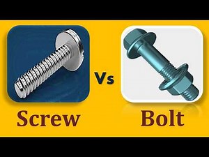 Bolt Vs Screw