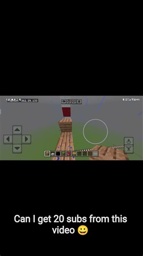 placing one block for every new subscriber #youtube #minecraft #gaming