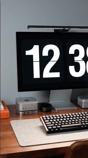 Desk setup upgrade with the BenQ ScreenBar Halo 2 Monitor Light #desksetup #benq #monitorlight