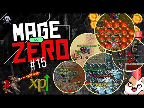 TIBIA: MAGE DO ZERO EP 15 - HUNT NA HERO CAVE e ININCIANDO AS HUNTING TASKs 💪🧙‍♂️