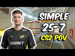 s1mple (25/7) vs FACEIT Ranked (Nuke) Oct 11, 2024 | CS2 POV