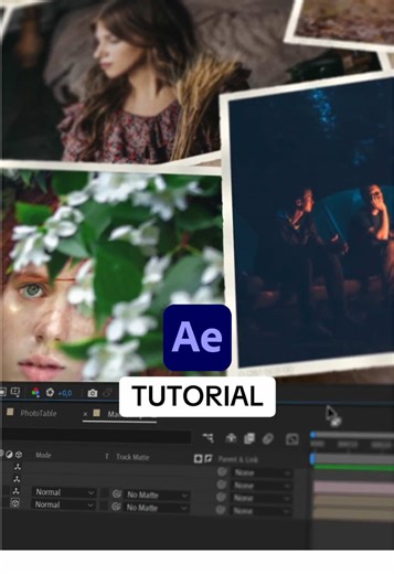 After Effects Photo Slideshow Full Step-by-step tutorial Project File 👉 Link in Bio #aftereffects #motiondesign #aetutorial #slideshow