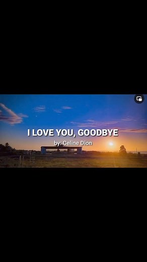 "I Love You, Goodbye" (song), a 1992 song by Céline Dion I Love You, Goodbye (film), a 2009 Filipino film #ILOVEYOUGOODBYE #oldiesmusic #cttoOfvideo #Ballad #followforfollowback #song #hits #musica #lovesongs. #celinedion | Jethro Ramirez SGF